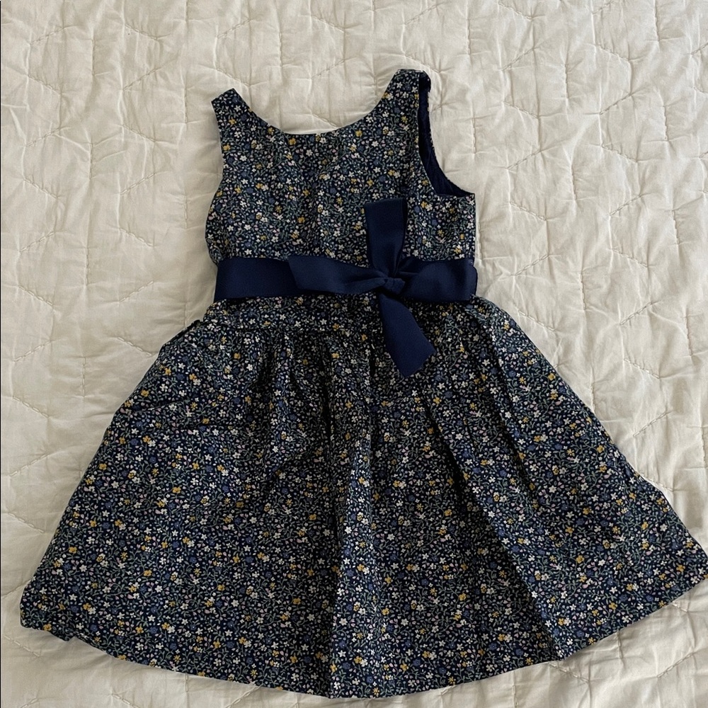 Polo by Ralph Lauren Navy Floral Kids Dress